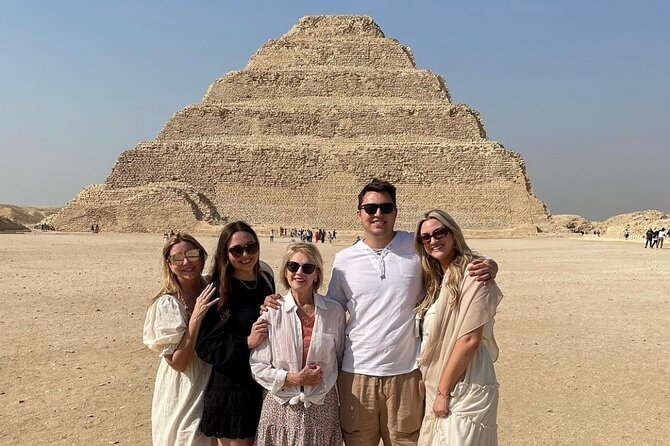 Great Giza Pyramids, Sphinx , saqqara step Pyramid , Memphis city - Lunch with a pyramid view
