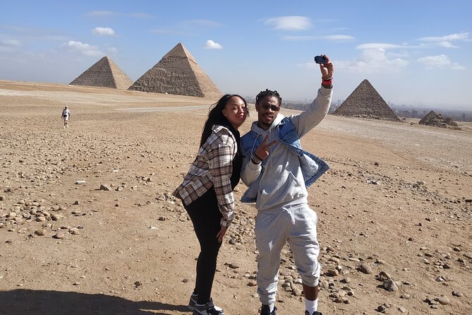 Guided Tour of Giza Pyramids&Sphinx&Camel Ride&ATV bike &Lunch - The Panoramic Viewpoint and 20-Minute Camel Ride
