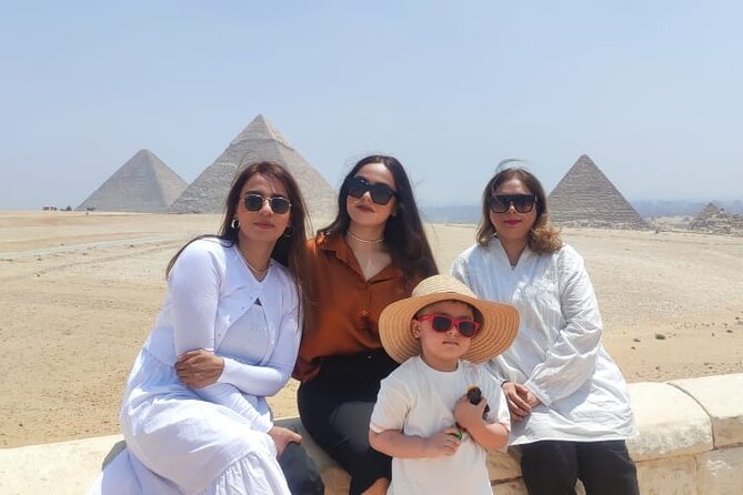 Guided Tour to Giza Pyramids ,Sphinx, Camel & inside the pyramids - The pyramid complex and the story of Khufu