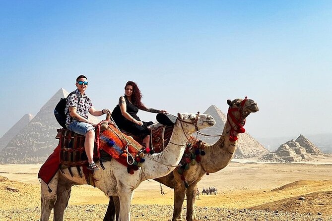 Guided Tour to Giza Pyramids ,Sphinx, Camel & inside the pyramids - The guide and driver can shape the morning