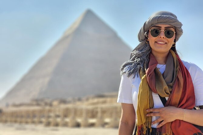 Guided Tour to Giza Pyramids ,Sphinx, Camel & inside the pyramids - The panoramic viewpoint and the 20-minute camel ride