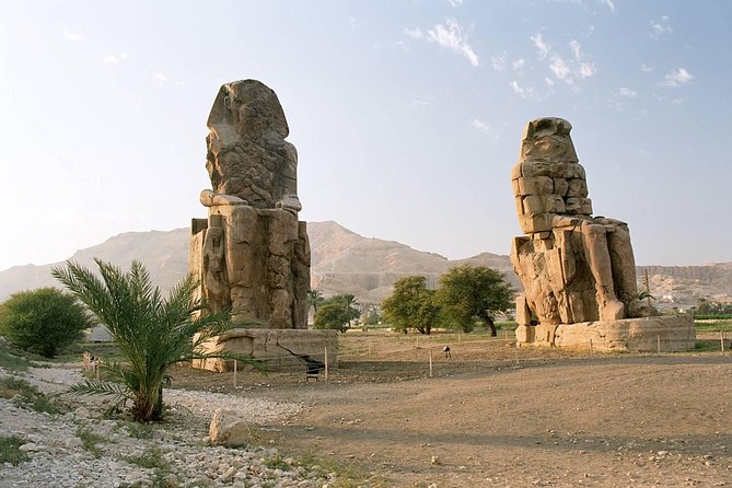 Guided Trip To the West Bank In Luxor - The Colossi of Memnon and the excavated temple