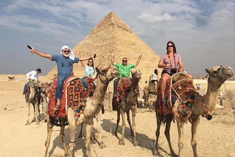 Half-Day Private Pyramids Tour with Free Camel Ride - The camel ride and desert photographs