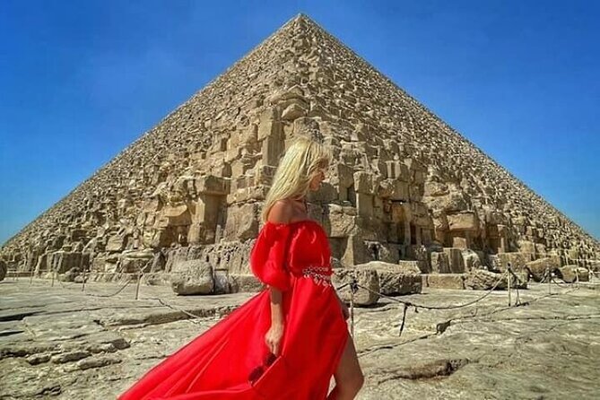 Half-Day Private Tour Giza Pyramids, Sphinx, Camel Raiding, Lunch - Khafre’s Valley Temple and the old royal process