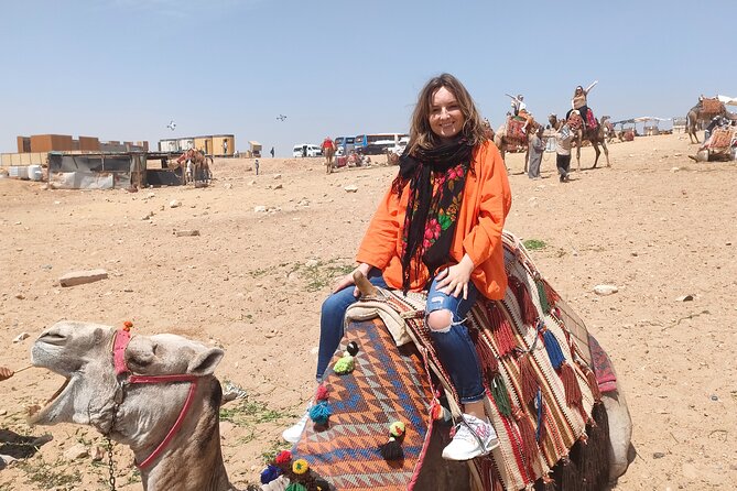 Half day Pyramids of Giza and Sphinx with Camel ride - Meeting the Great Sphinx