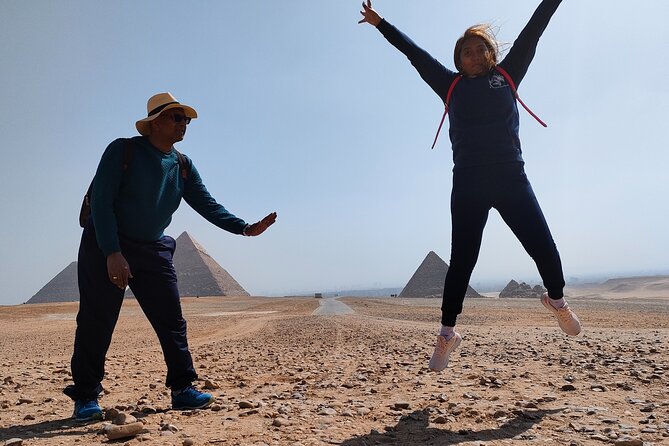 Half day Pyramids of Giza and Sphinx with Camel ride - The camel ride across the desert sands