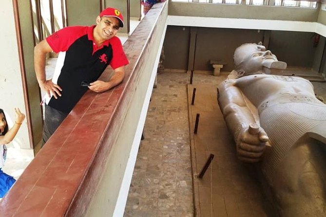 Half Day Tour To Memphis ,Sakkara & Dahshur Pyramids with lunch - Guide, driver, and communication