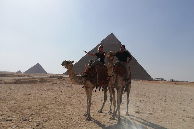 Half dayTour Pyramids of Giza Sphinx including Camel ride - Entering a pyramid costs extra