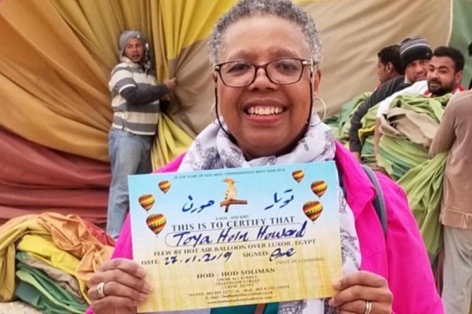 Hot Air Balloon Ride in Luxor Egypt with Transfers Included - A smooth takeoff, but landing needs respect