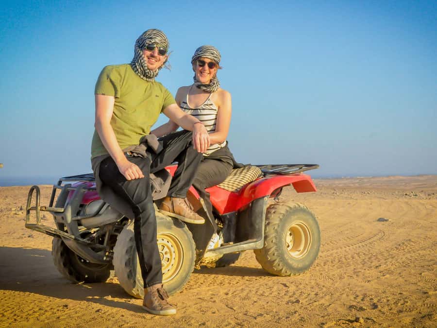 Hurghada: ATV Safari Tour with Camel Ride - Photo stops, camel time, and the desert village