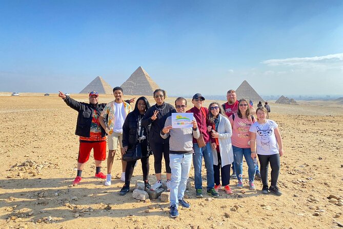 Hurghada Cairo Pyramids day tour by plane - Small group - Lunch near Giza, with extras kept separate