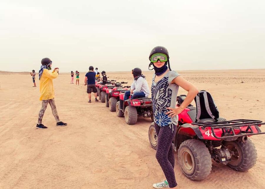Hurghada: Desert Quad Bike and Buggy Adventure with Transfer - Guides and how much help you receive