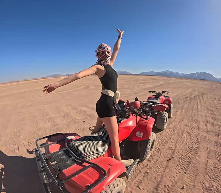 Hurghada: Desert Quad Bike and Buggy Adventure with Transfer - What to wear and pack