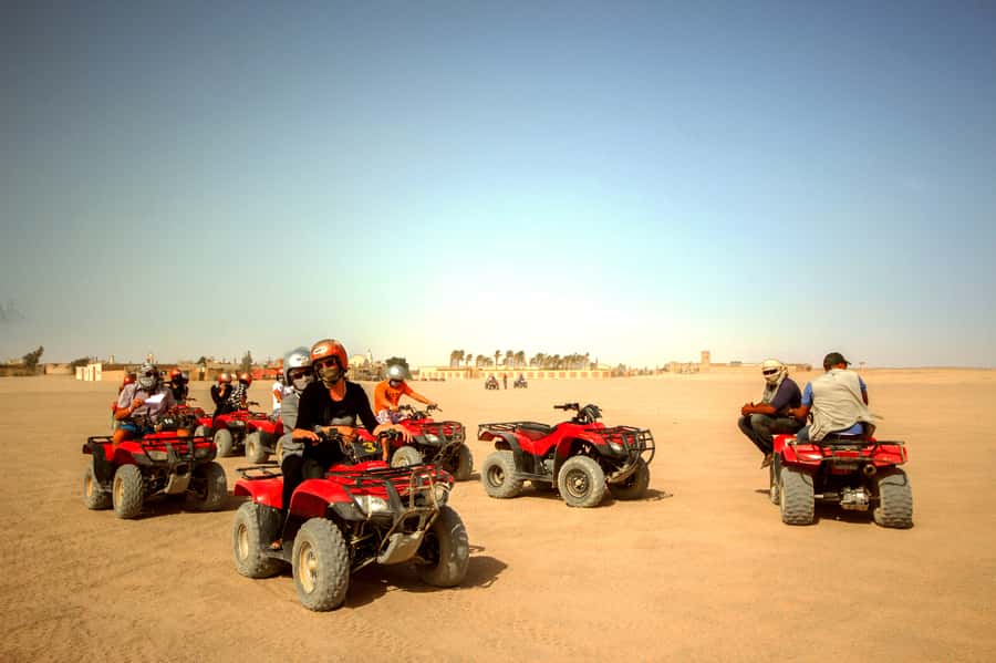 Hurghada: Desert Quad Bike Camel Ride with Optional GoPro - Photo stops beside the sea and in the sand