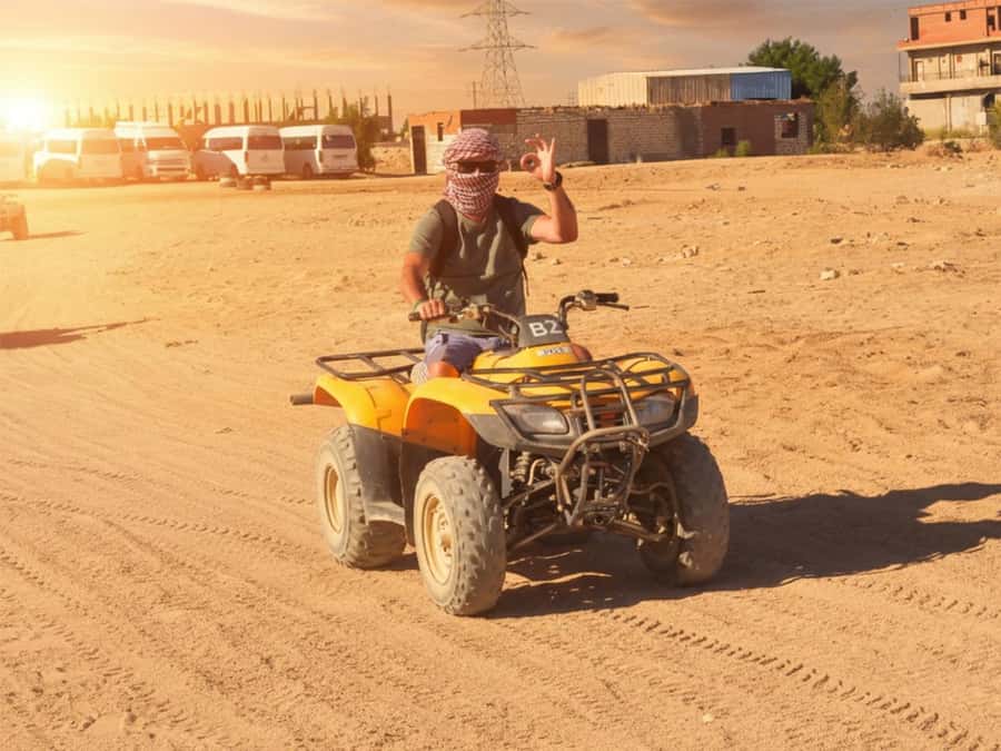 Hurghada: Desert Quad Bike Camel Ride with Optional GoPro - Choosing between the fast and slower groups
