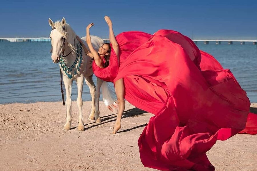 Hurghada: Desert & Sea Horse Riding with + 360° Photos - From your hotel to the horse stable