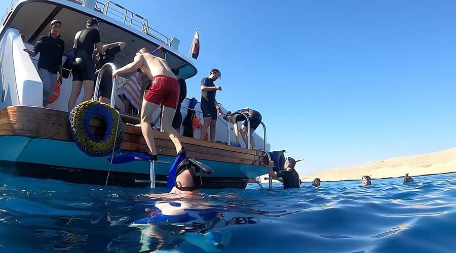 Hurghada:Eden Island Full-Day Trip with Water sports & Lunch - Banana boats, sofa rides, and parasailing