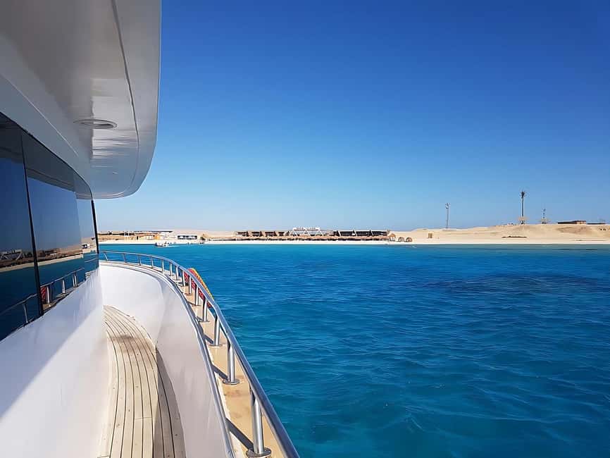 Hurghada:Eden Island Full-Day Trip with Water sports & Lunch - Eden Island and its 1.5-hour beach stop