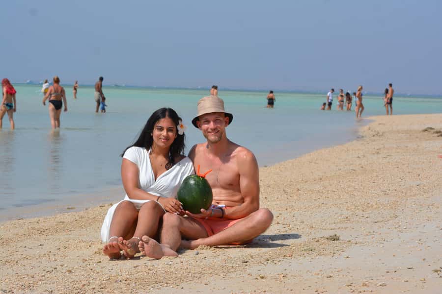 Hurghada: Elegance Yacht Cruise To Orange bay Island W lunch - A Yacht Day Built Around Orange Bay