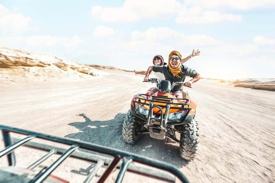 Hurghada: Mega Jeep safari, ATV & Bedouin vibe, and Dinner - The 4x4 ride sets the tone