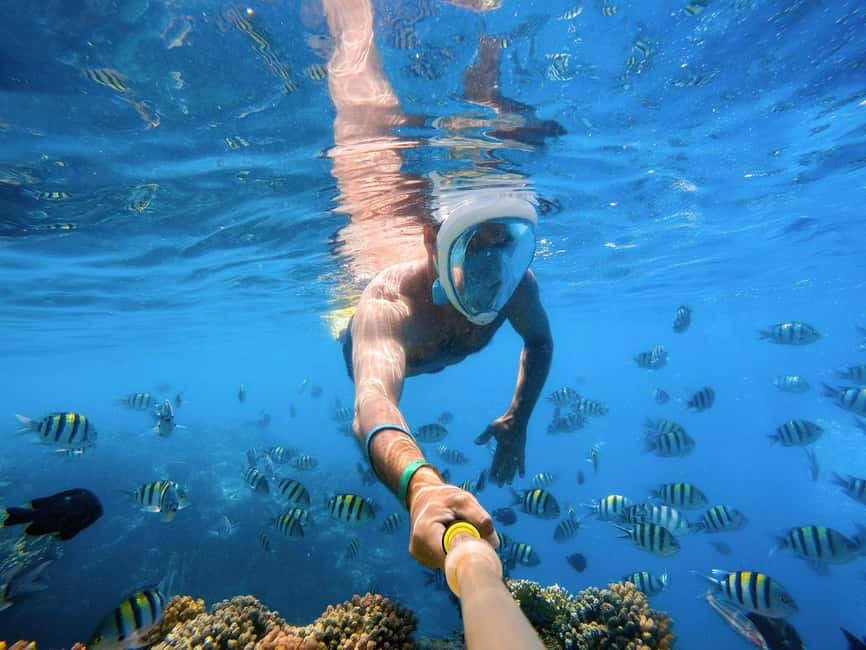 Hurghada: Orange Bay Day Trip with Water Sports and Lunch - From Hurghada marina to a day on the Red Sea