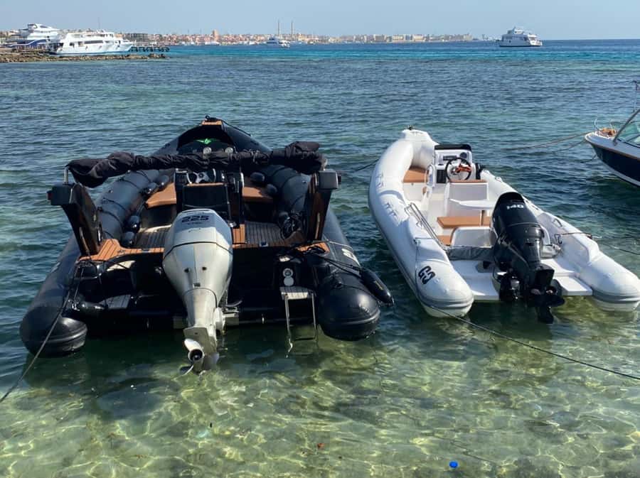 Hurghada: Orange Bay Dolphin Watching, Snorkeling & Lunch - The optional view from above