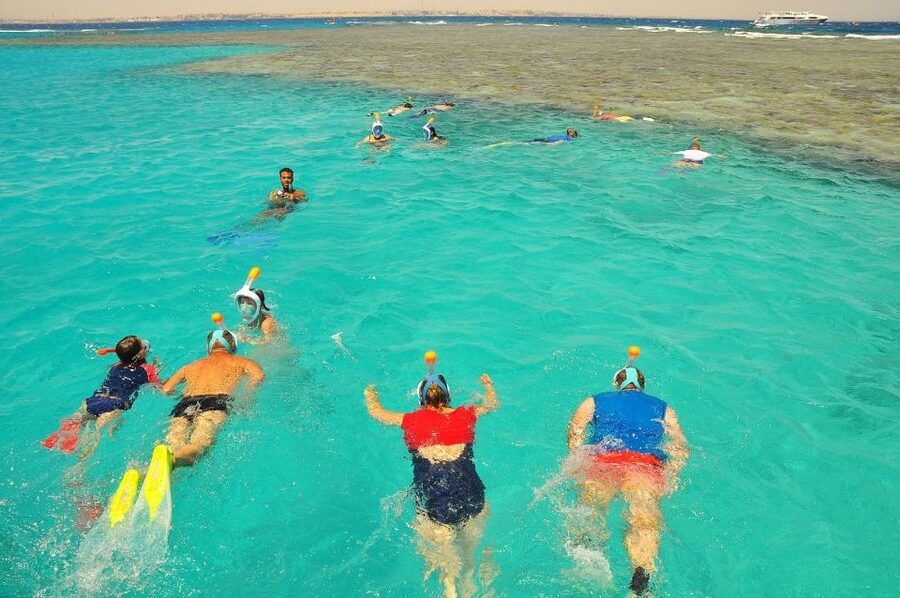 Hurghada: Orange Bay & Giftun Island, Snorkeling With Lunch - Snorkeling with reef fish, turtles, and rays