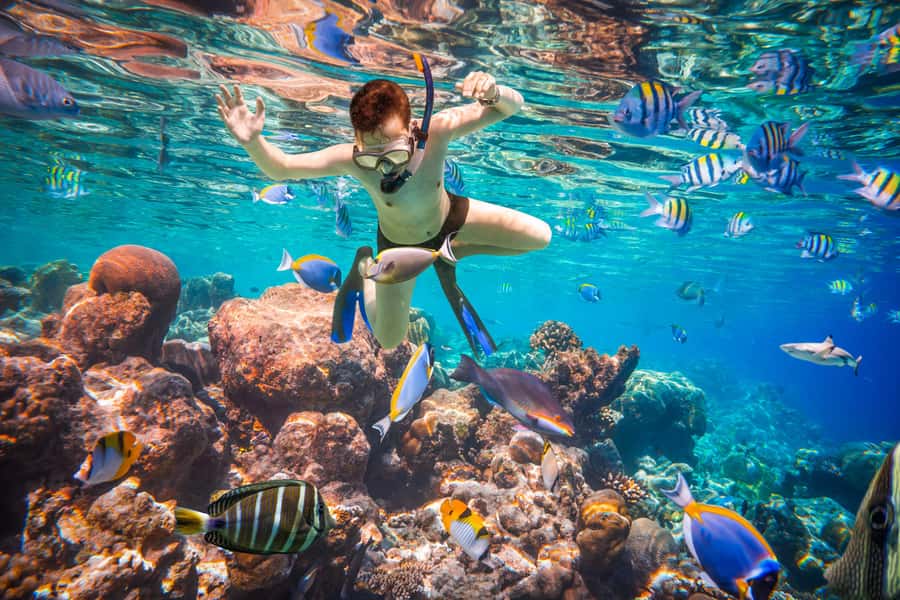 Hurghada: Orange Bay Island Boat Trip w/ Breakfast and Lunch - Two hours at Orange Bay Island