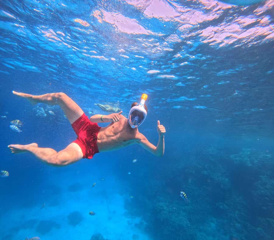 Hurghada: Orange Bay Island with breakfast, lunch & watersports - Two hours at Orange Bay Island