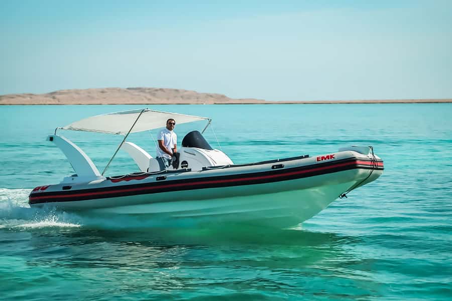 Hurghada: Orange Bay & Magawish Island Speedboat with Lunch - Magawish Island and the Egyptian Caribbean feel