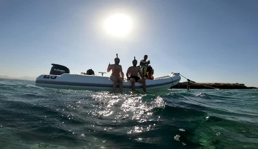 Hurghada: Private Speedboat to Dolphin House with Pickup - Key points at a glance