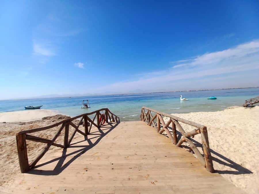 Hurghada: Private Speedboat to Magawish Island - Arriving at Magawish Island