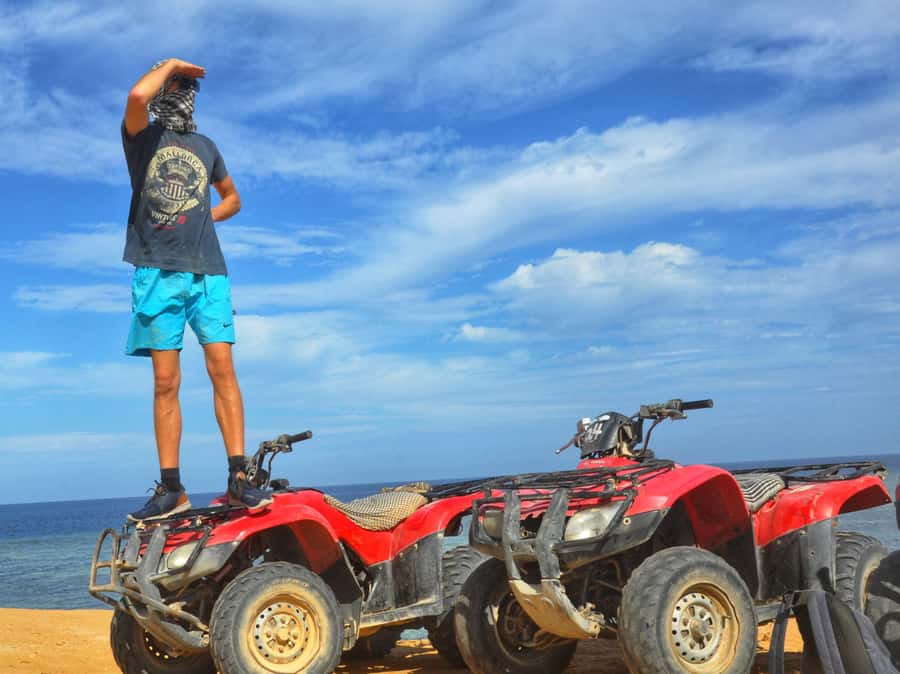 Hurghada Quad & ATV Ride with Camel, Desert Vibes & Sea View - What the two-hour quad ride feels like