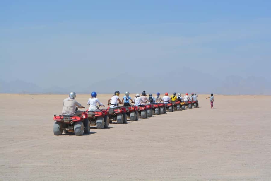 Hurghada: Quad Bike, Buggy, and Camel Ride & Bedouin Village - Bedouin tea and a short camel ride