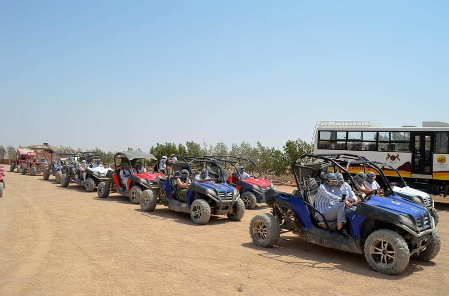 Hurghada: Quad Bike, Buggy, and Camel Ride & Bedouin Village - Herbs, natural oils, and bread made by hand