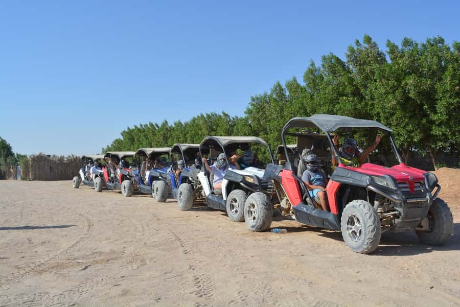 Hurghada: Quad Bike, Buggy, Jeep Safari, Camel Ride & Dinner - Guides and group experience