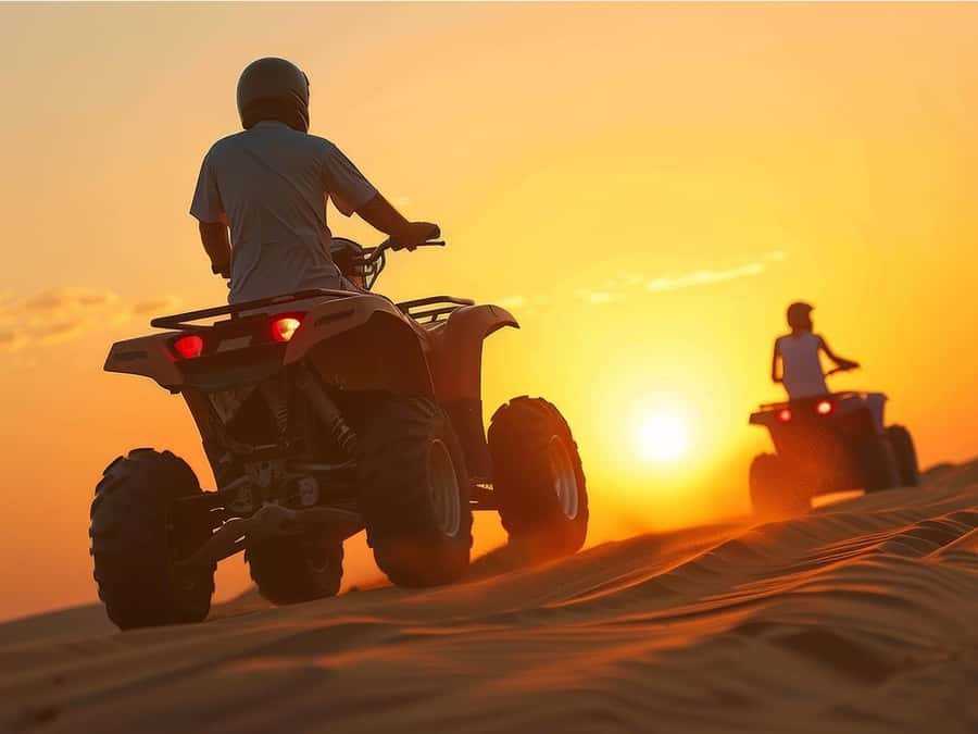 Hurghada: Quad Bike, Camel, Show, Dinner, & Stargazing Trip - Safety checks and choosing your riding group