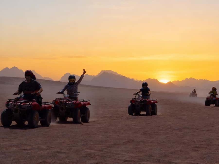 Hurghada: Quad Bike Tour of the Desert and Red Sea - Two hours across Hurghada’s desert