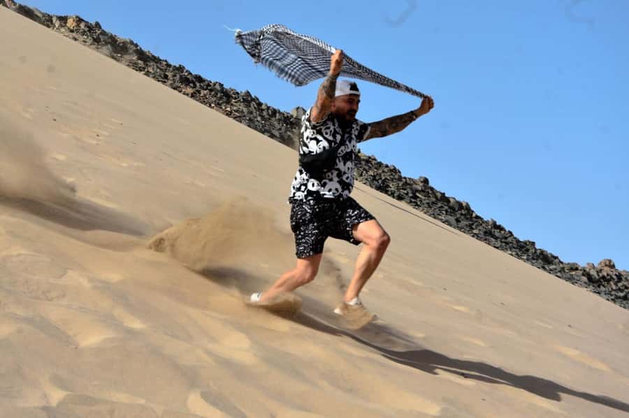 Hurghada: Red Sea Desert Quad Biking Tour & Sand Mountain - The return ride and the end of the outing