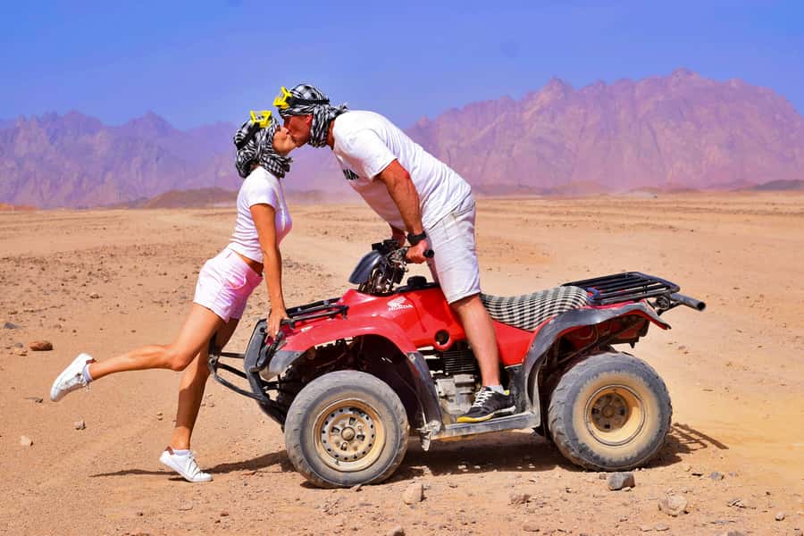 Hurghada: Safari Jeep, Quad, Buggy, Camel Ride & BBQ Dinner - Dune buggies for a shorter burst of speed