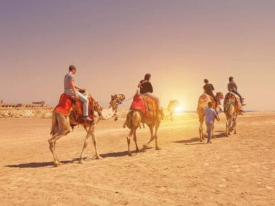 Sea & Desert Camel Ride w/Dinner, Show, Stargazing