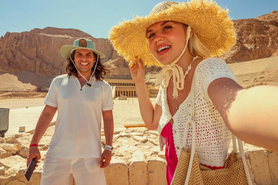 Hurghada: Small-Group Luxor Day Tour & Sunrise Balloon Ride - Valley of the Kings: three tombs and plenty of walking