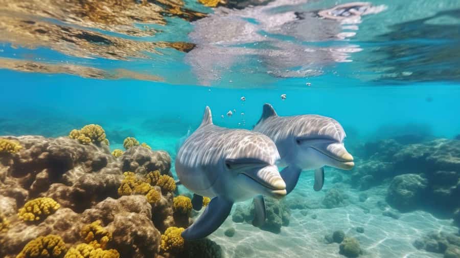 Hurghada: Speedboat Dolphin Watching & Snorkeling with Lunch - Finding dolphins in their natural home