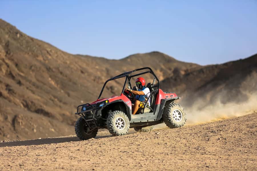 Hurghada: Sunset Desert Safari by Dune Buggy - Learning the buggy before the sand
