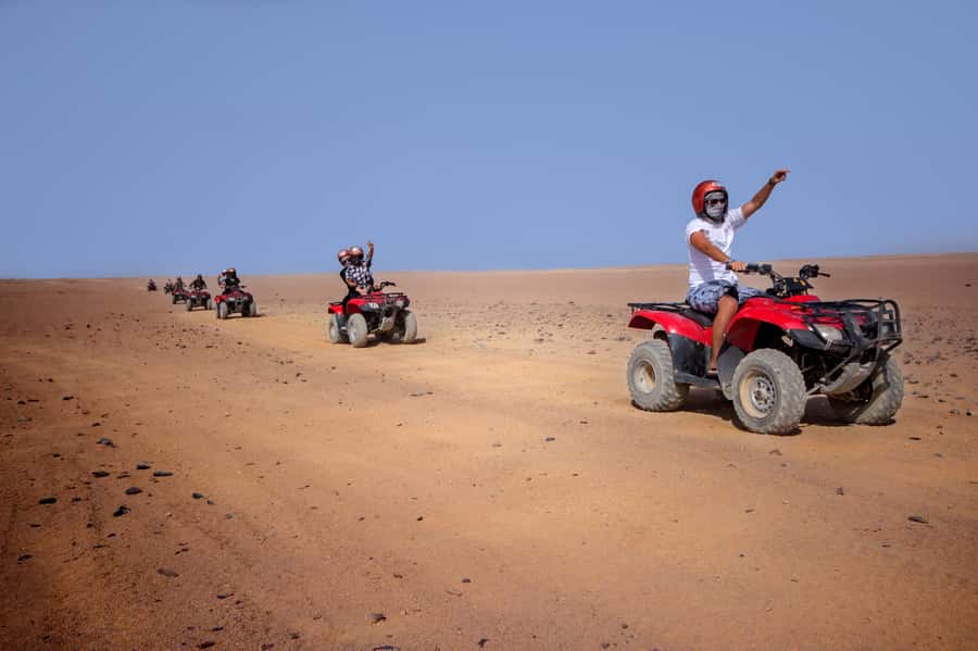 Hurghada: Sunset Quad Bike, Camel w/ Opt Stargazing and BBQ - Sunset is the strongest version of the trip