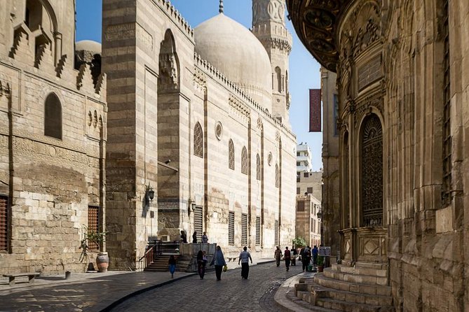 Islamic Cairo Walking Tour: Khan el Khalili, Al-Azhar Mosque - Khan el Khalili, where the route gets busier