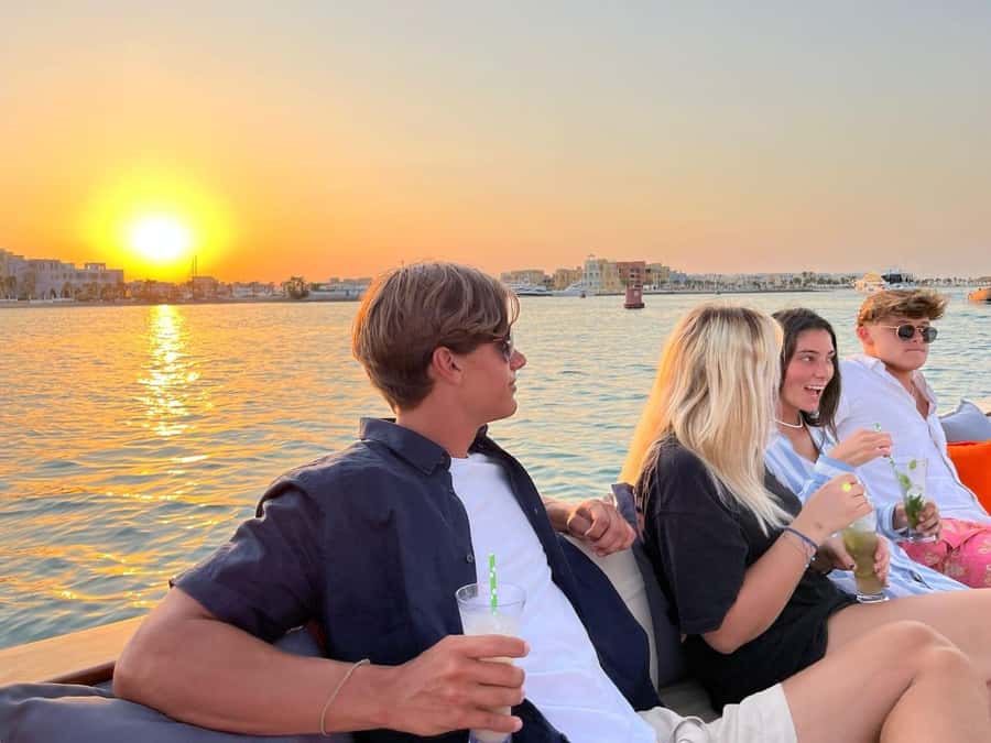 Lagoon trip El Gouna - Fanadir Marina and the villa districts
