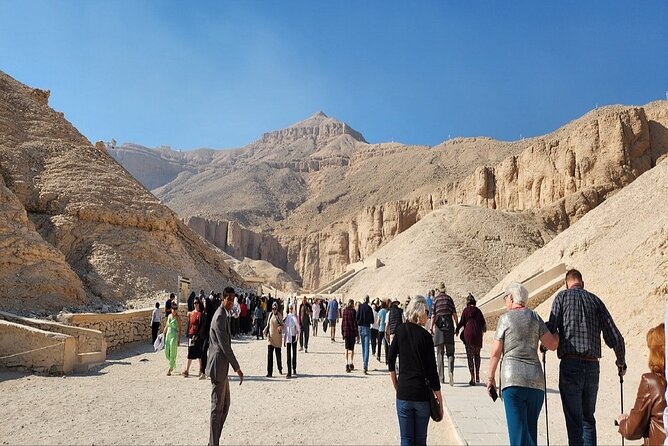 Luxor Day Tour: Explore Valley of Kings, Queens, Hatshepsut& More - Hatshepsut’s temple beneath the cliffs