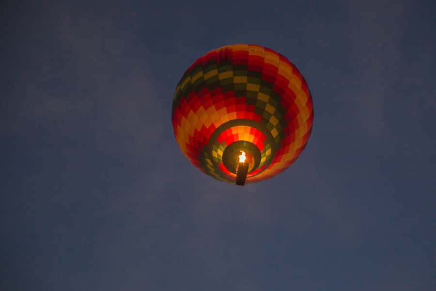 Luxor: Deluxe Sunrise Hot Air Balloon - The sunrise view and the value of a good position