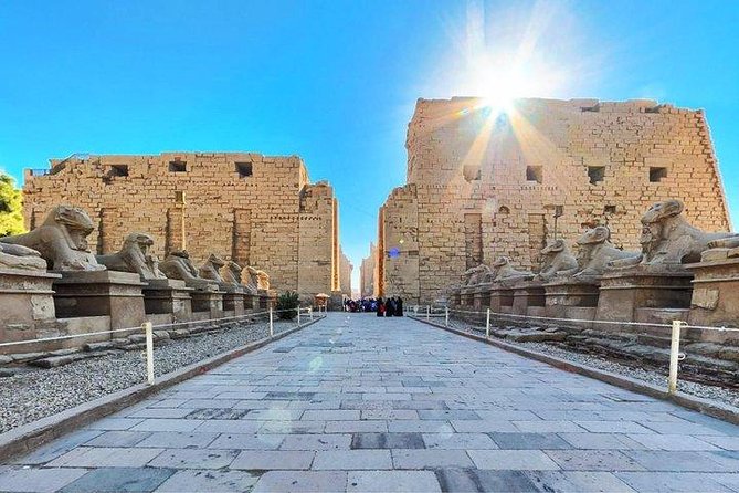 Luxor East and West Bank: Valley of the kings, Habu Temple,Karnak&Luxor Temples - The Colossi of Memnon in a short stop